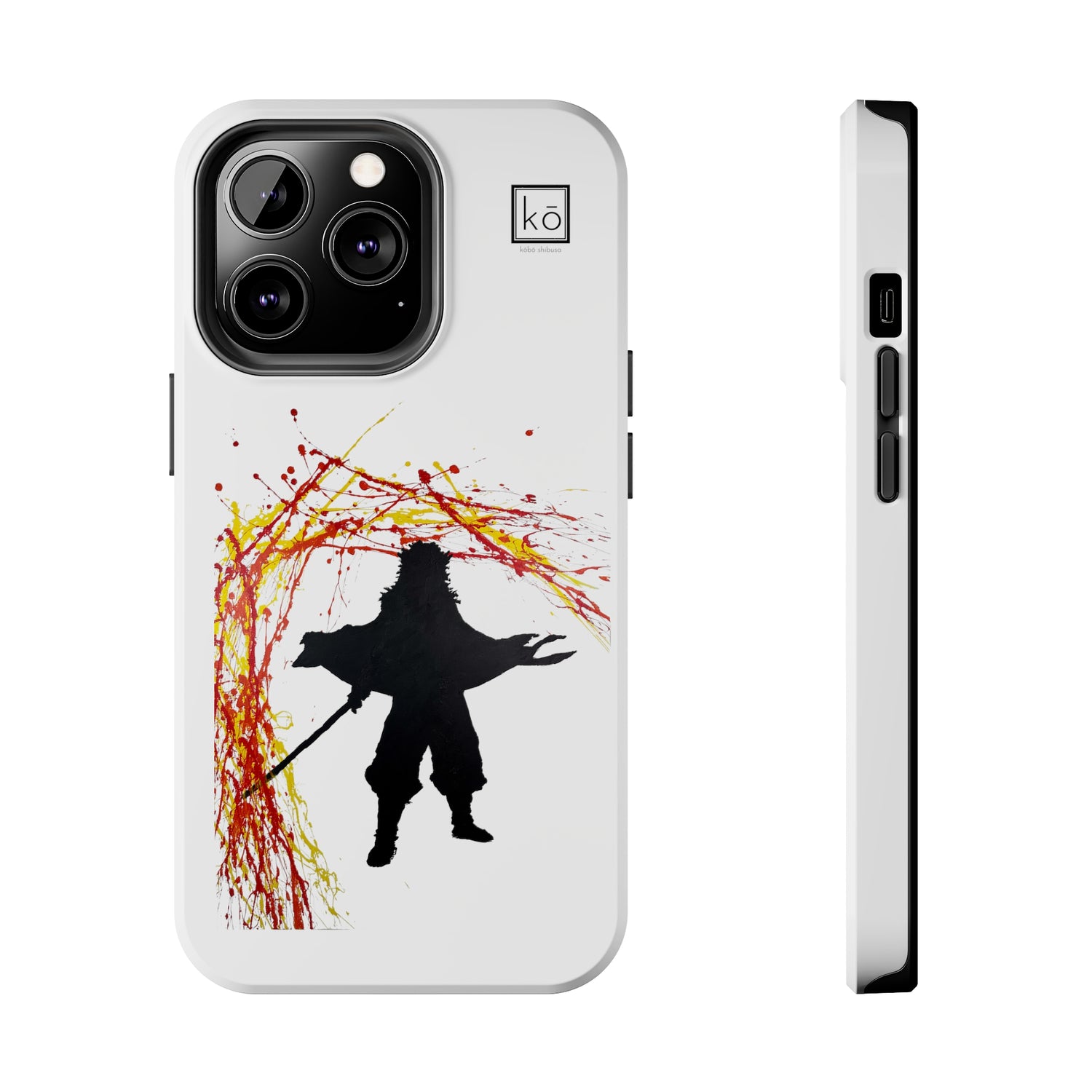 Demon Slayer Inspired Minimalist Art |Flame Breathing Style| Flame Hashira | Iphone Case