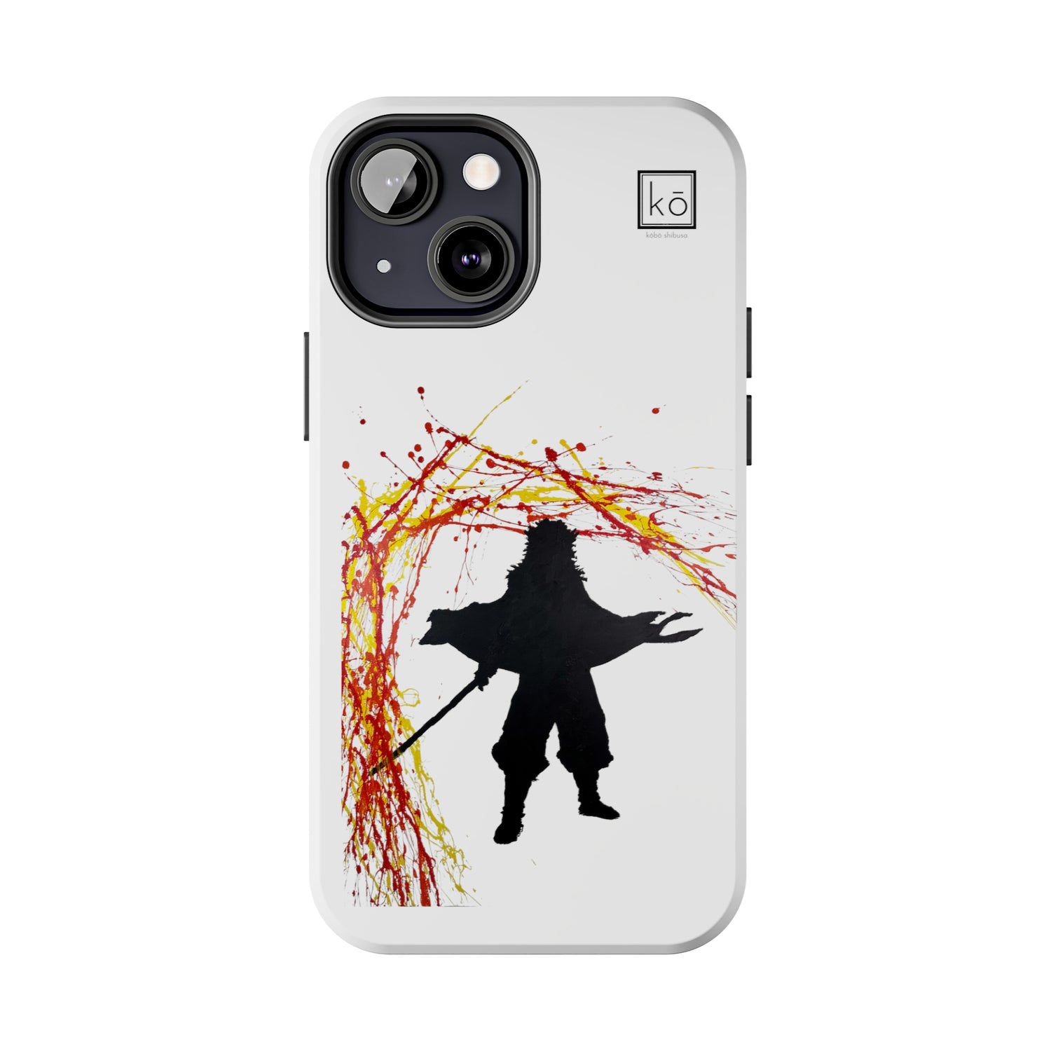 Demon Slayer Inspired Minimalist Art |Flame Breathing Style| Flame Hashira | Iphone Case