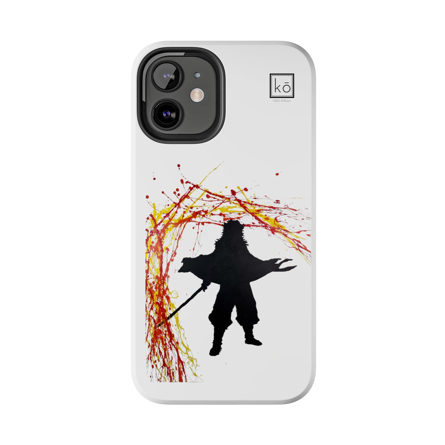 Demon Slayer Inspired Minimalist Art |Flame Breathing Style| Flame Hashira | Iphone Case