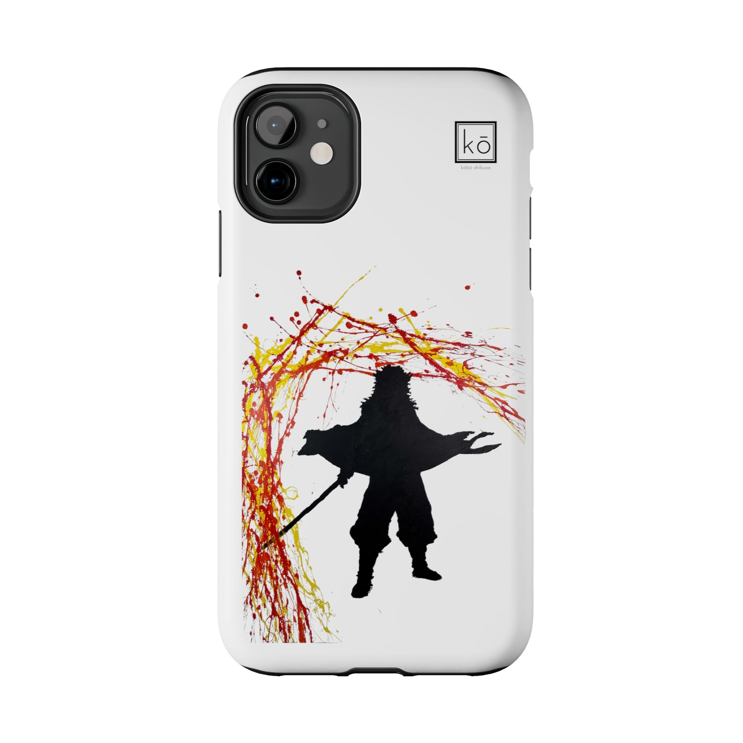 Demon Slayer Inspired Minimalist Art |Flame Breathing Style| Flame Hashira | Iphone Case