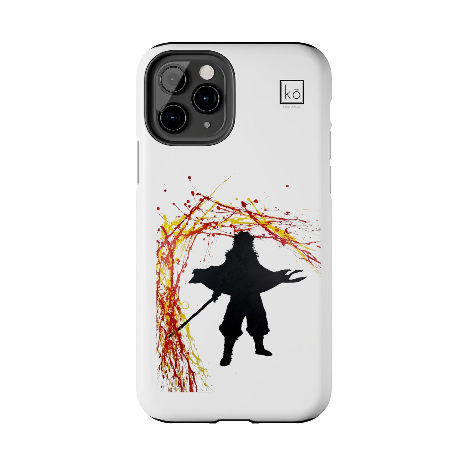 Demon Slayer Inspired Minimalist Art |Flame Breathing Style| Flame Hashira | Iphone Case