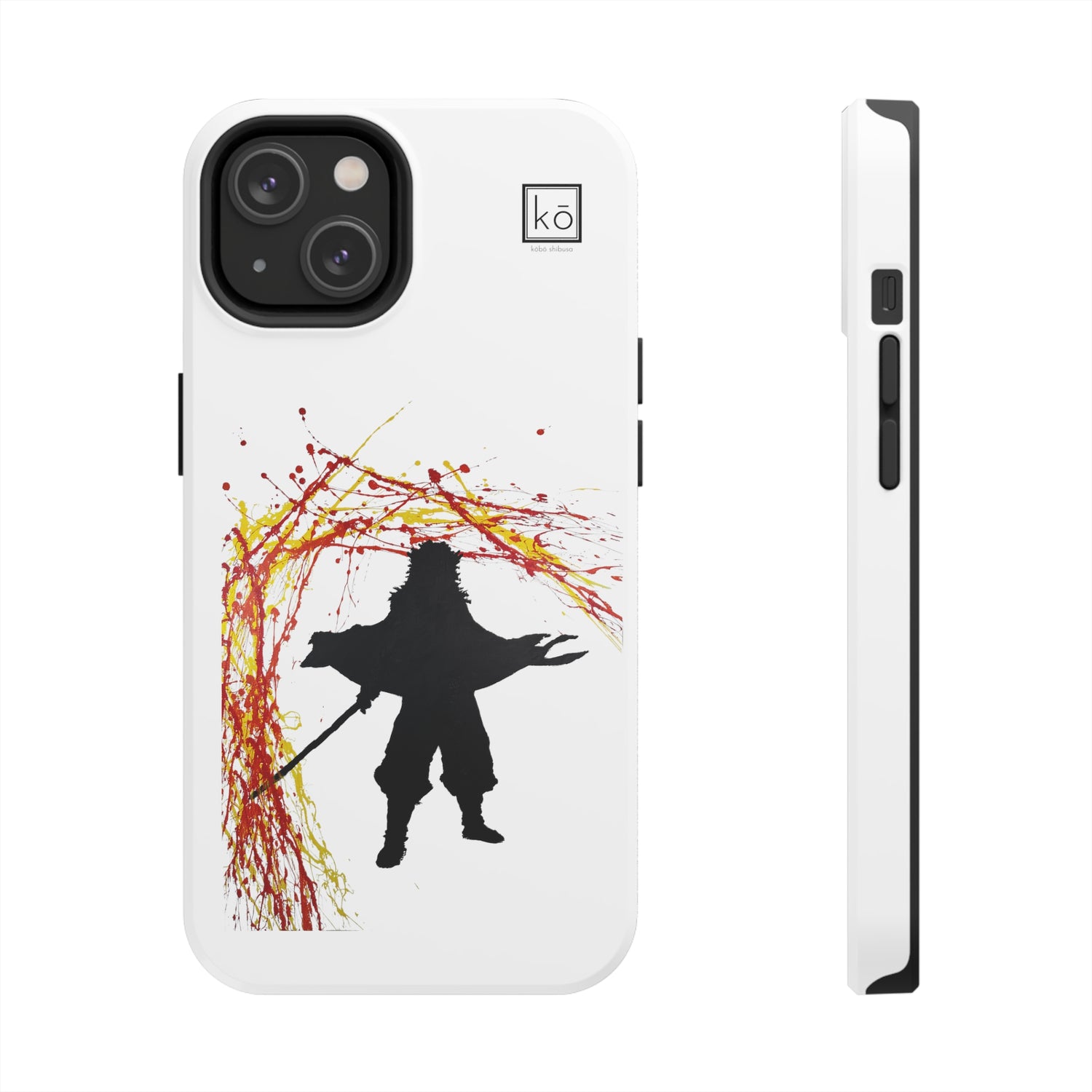 Demon Slayer Inspired Minimalist Art |Flame Breathing Style| Flame Hashira | Iphone Case