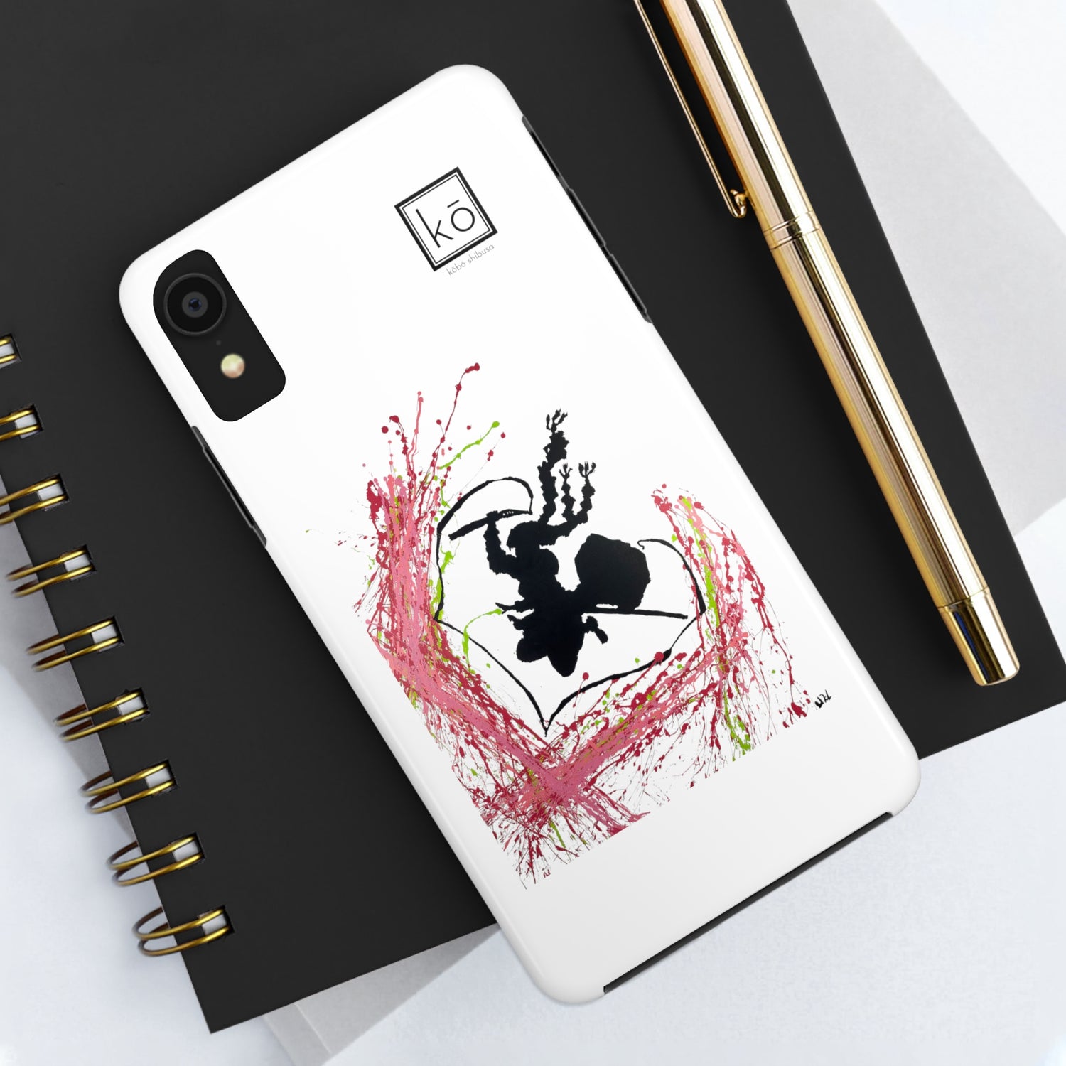 Whip of Love - Mitsuri Kanroji Minimalist Art iPhone Case by Kobo Shibusa