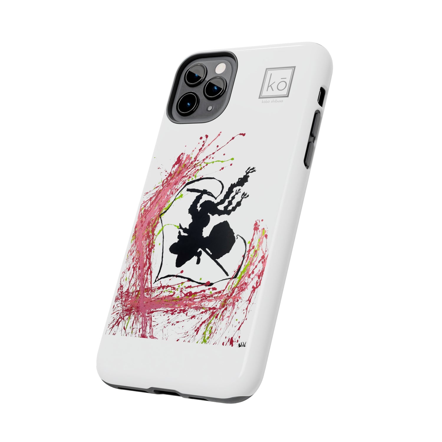 Whip of Love - Mitsuri Kanroji Minimalist Art iPhone Case by Kobo Shibusa