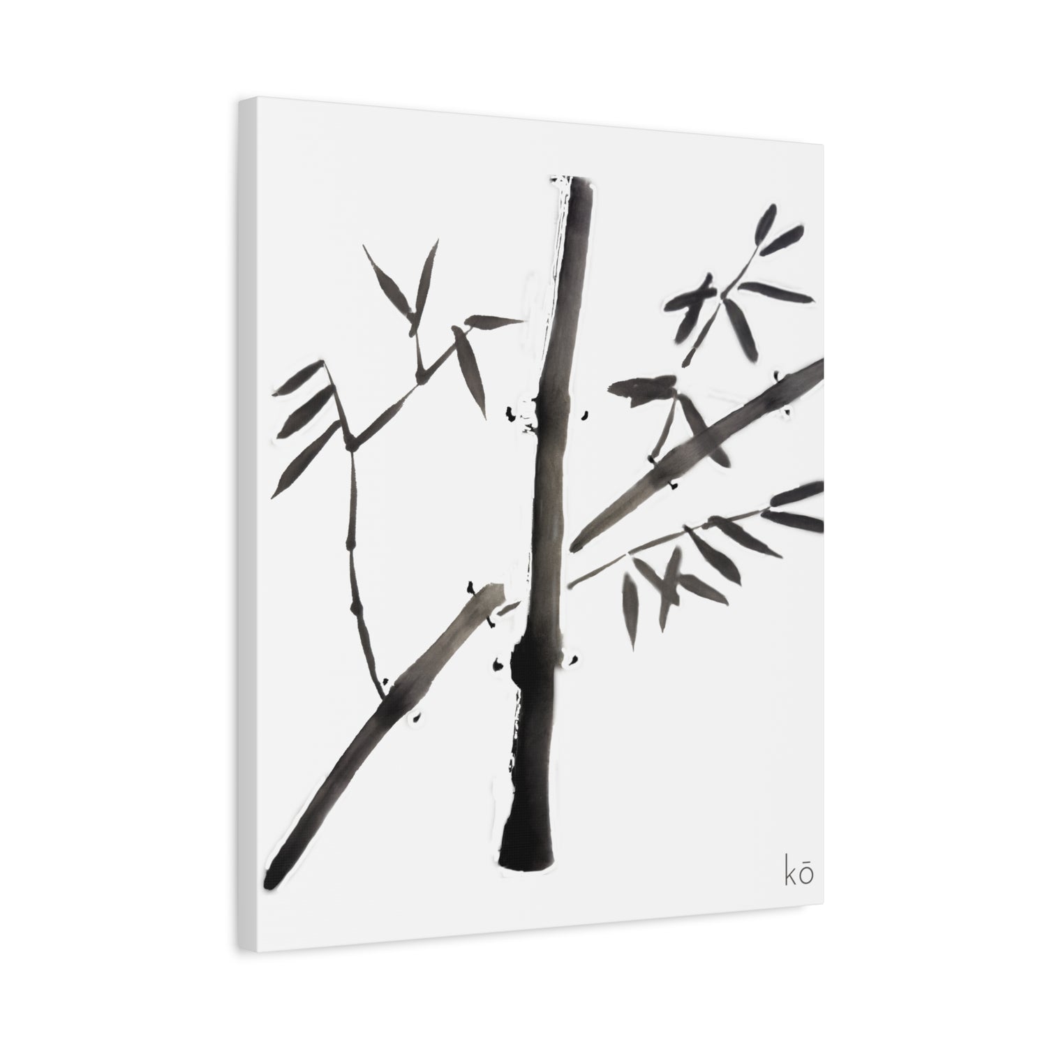 Bamboo and Twig on Canvas