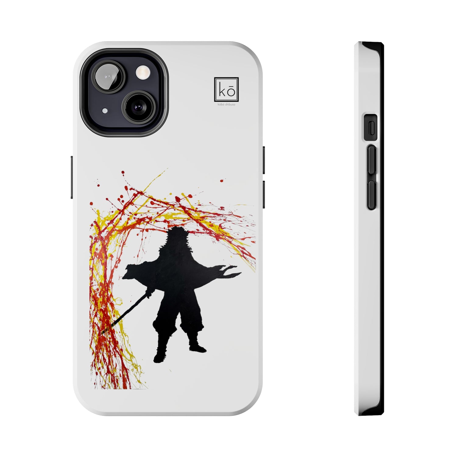 Demon Slayer Inspired Minimalist Art |Flame Breathing Style| Flame Hashira | Iphone Case