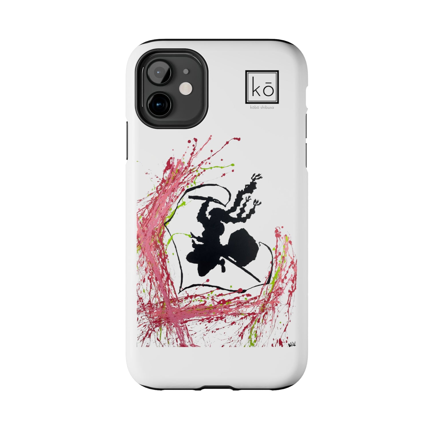 Whip of Love - Mitsuri Kanroji Minimalist Art iPhone Case by Kobo Shibusa