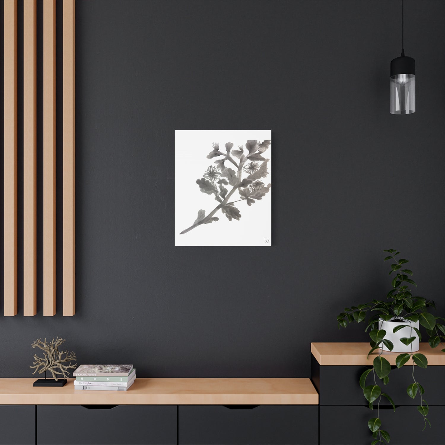 Chrysanthemum on Canvas