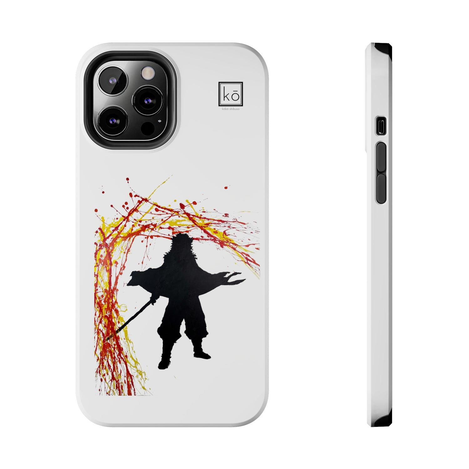 Demon Slayer Inspired Minimalist Art |Flame Breathing Style| Flame Hashira | Iphone Case