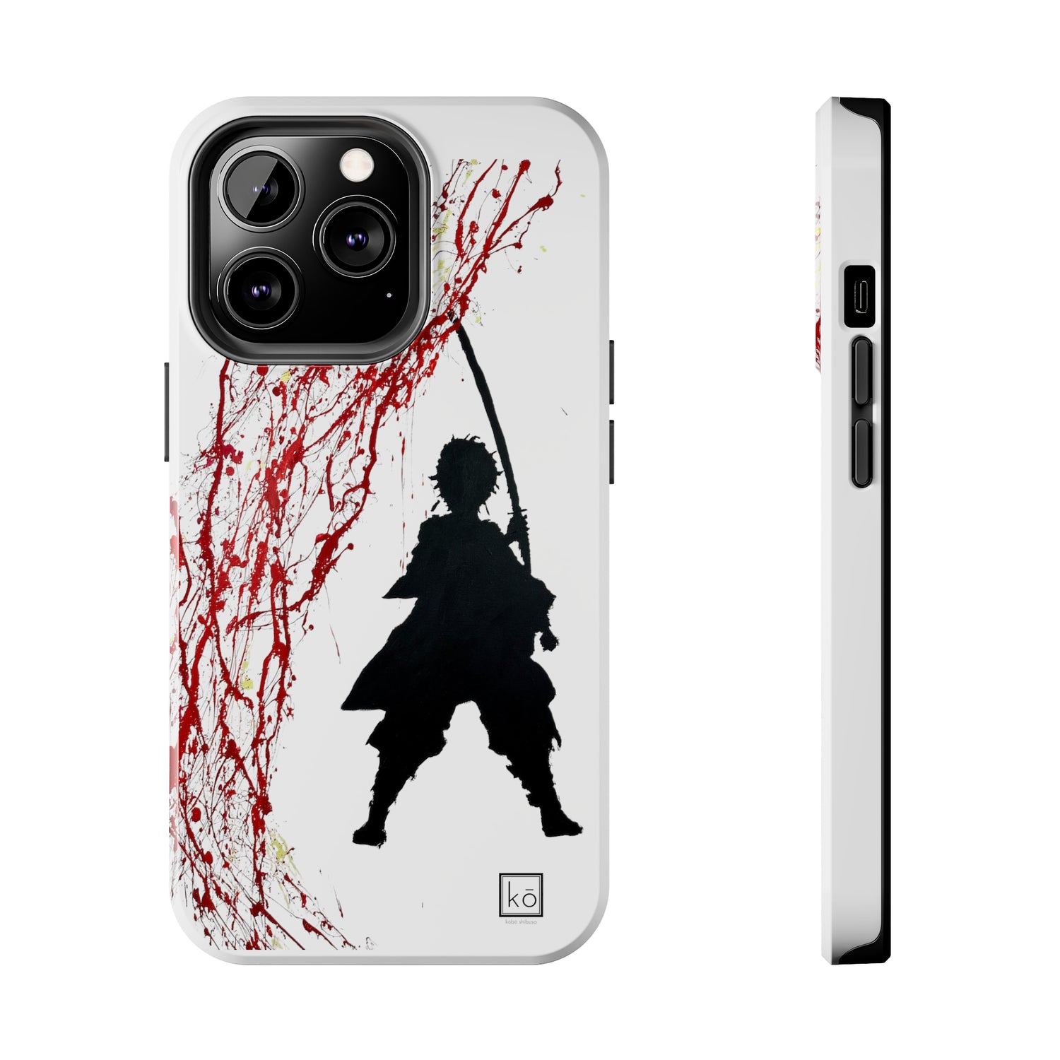 Demon Slayer Inspired Minimalist Art | Sun Breathing Style | Hinokami Kagura | Iphone Case