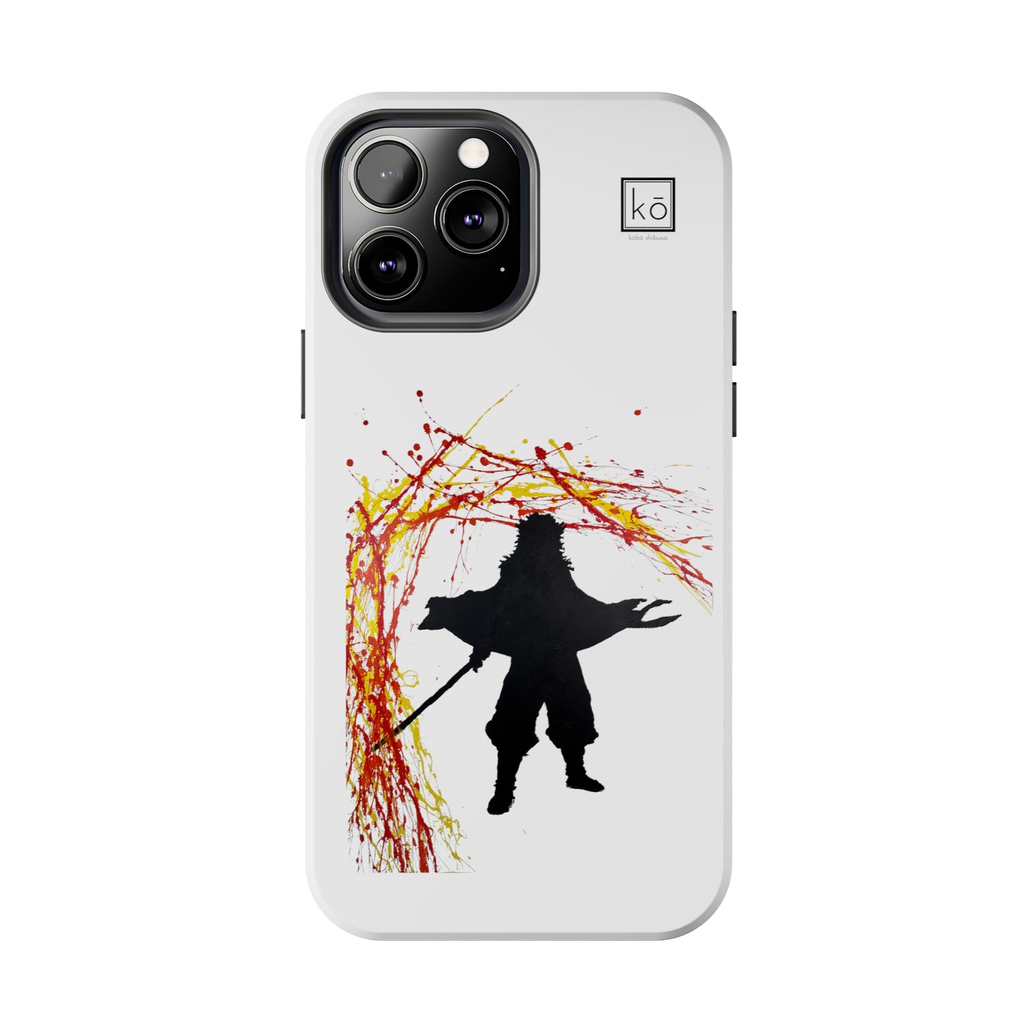 Demon Slayer Inspired Minimalist Art |Flame Breathing Style| Flame Hashira | Iphone Case