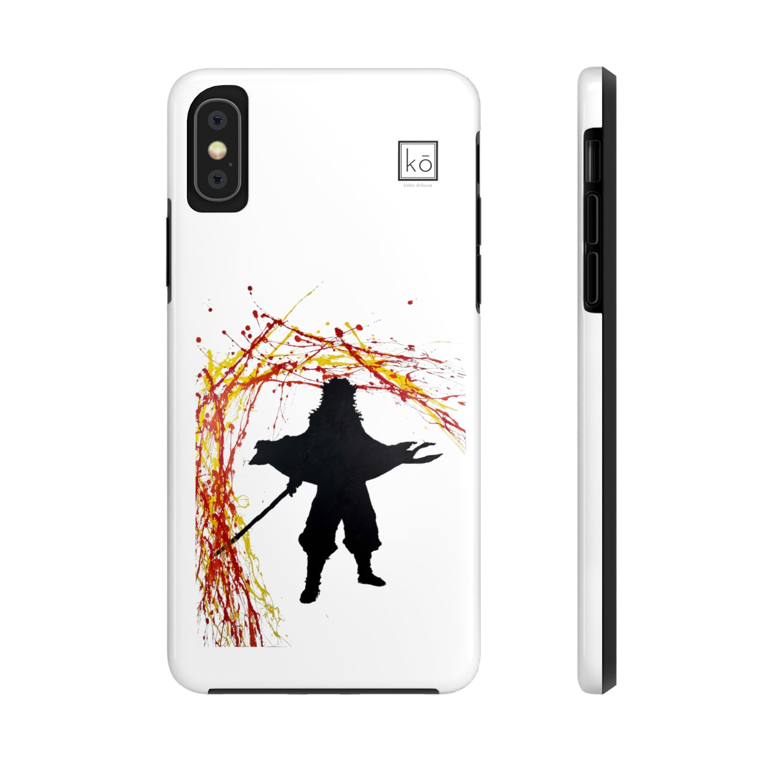 Demon Slayer Inspired Minimalist Art |Flame Breathing Style| Flame Hashira | Iphone Case