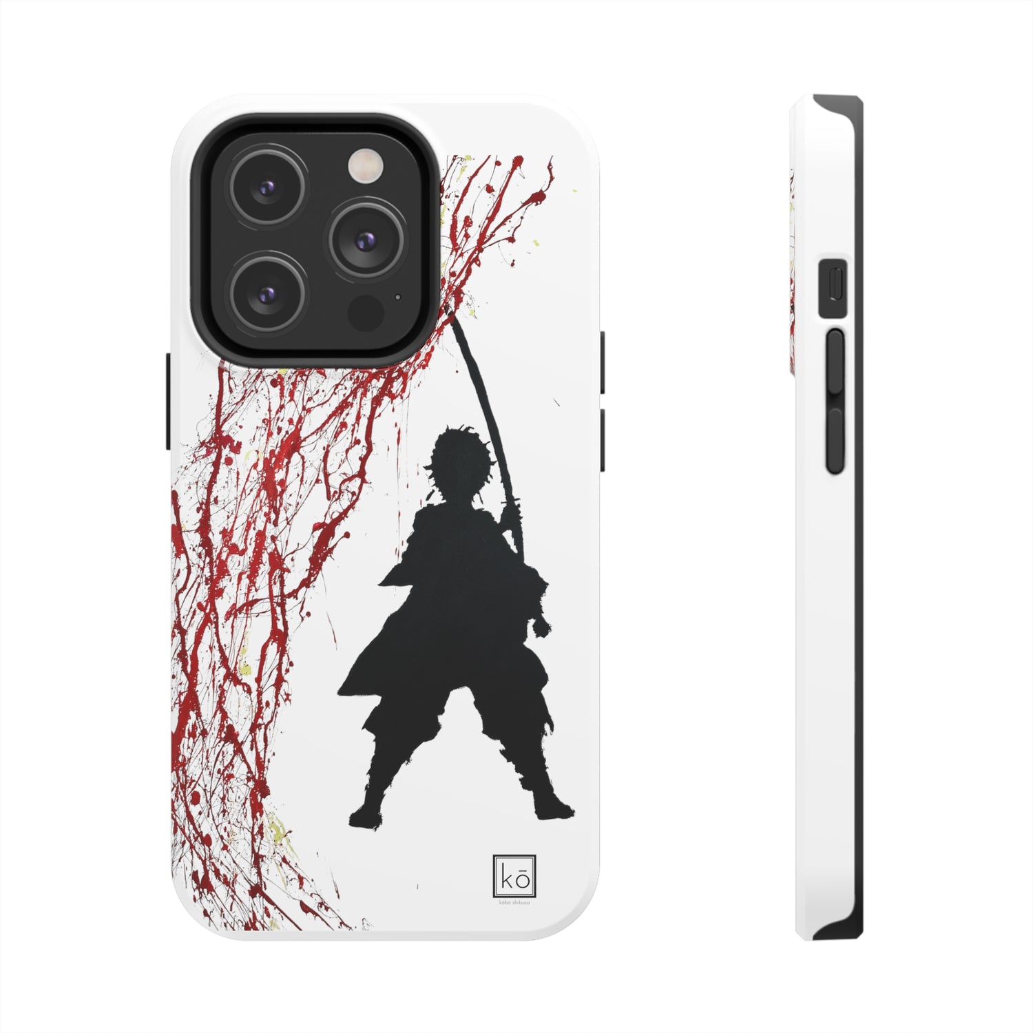 Demon Slayer Inspired Minimalist Art | Sun Breathing Style | Hinokami Kagura | Iphone Case