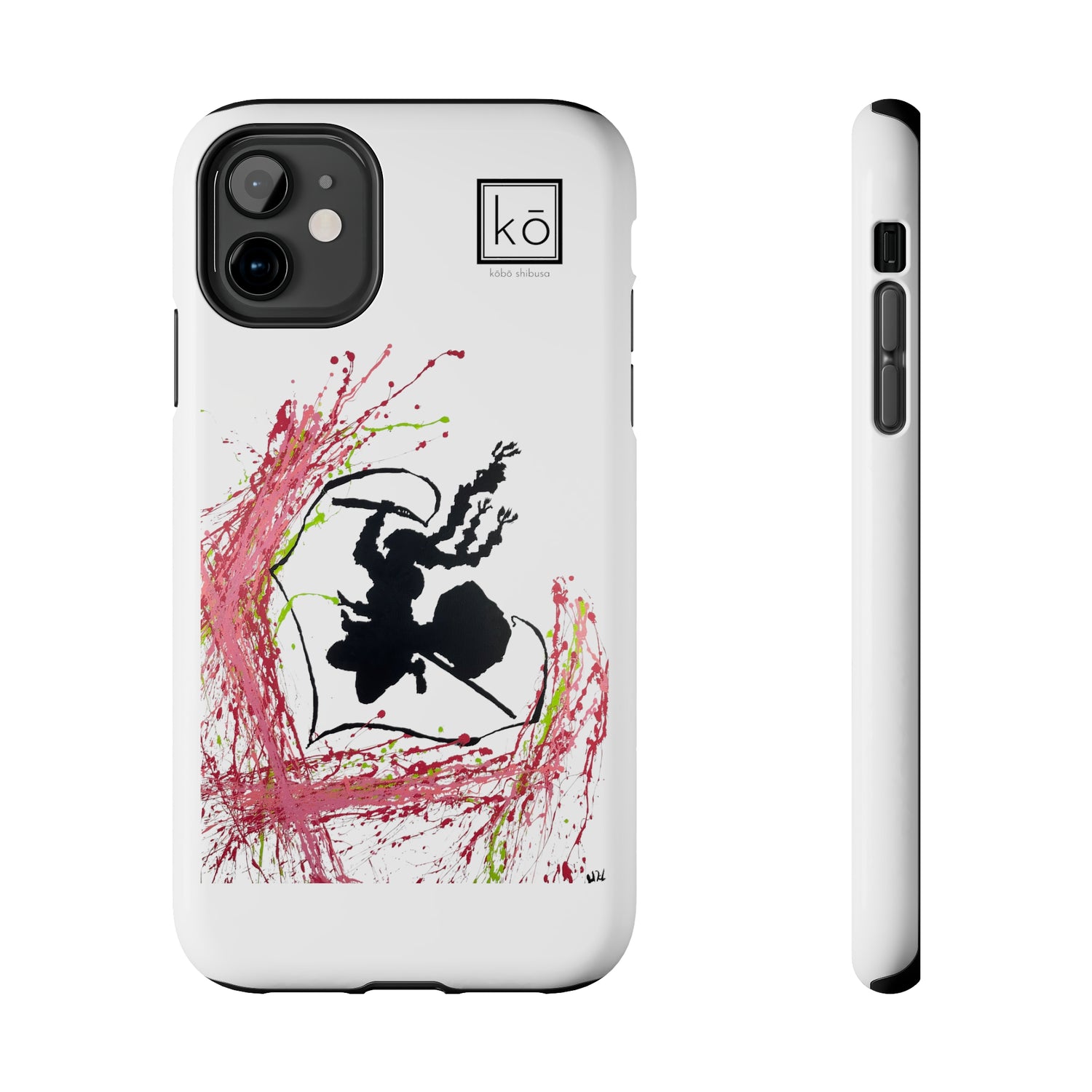 Whip of Love - Mitsuri Kanroji Minimalist Art iPhone Case by Kobo Shibusa