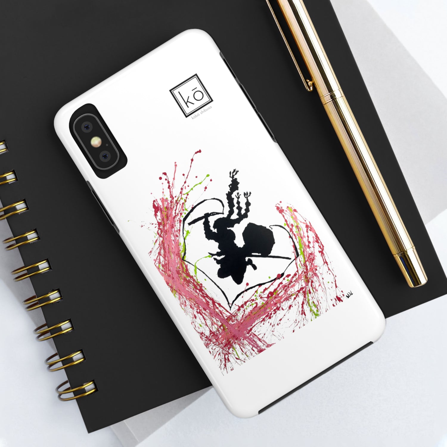 Whip of Love - Mitsuri Kanroji Minimalist Art iPhone Case by Kobo Shibusa