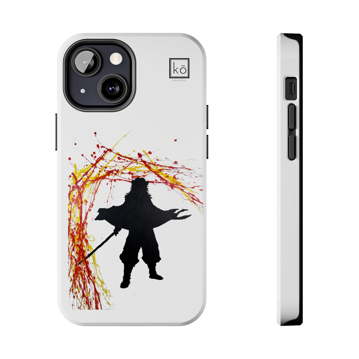 Demon Slayer Inspired Minimalist Art |Flame Breathing Style| Flame Hashira | Iphone Case