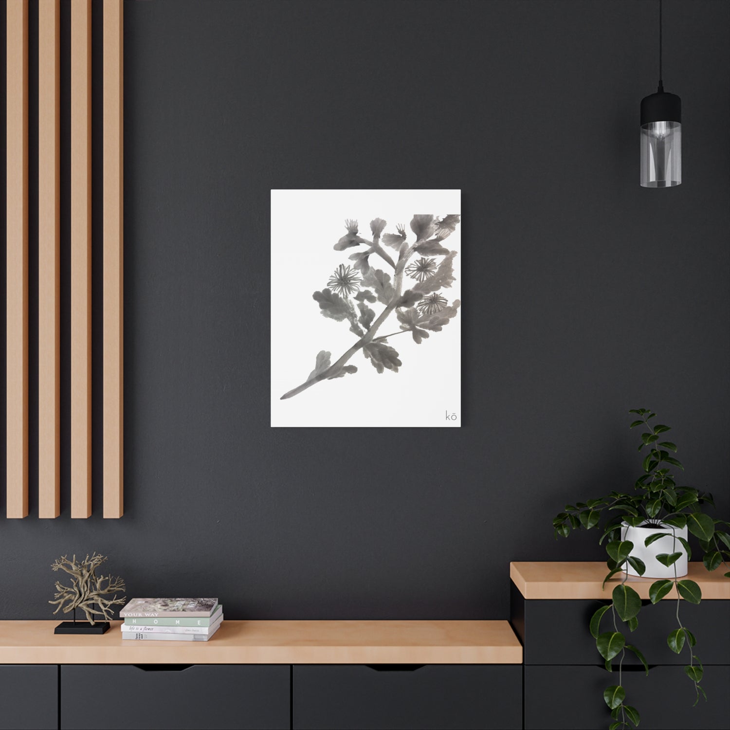 Chrysanthemum on Canvas