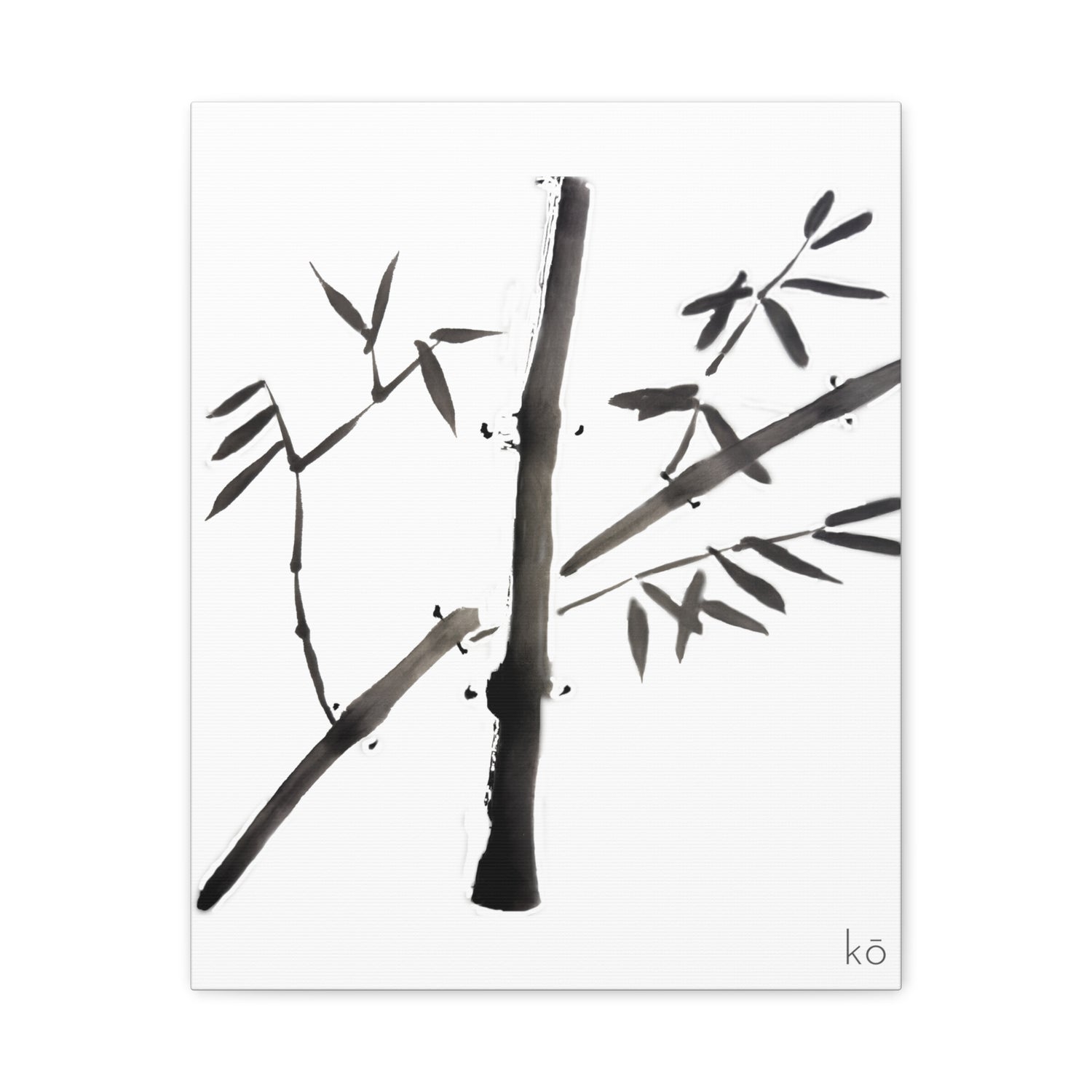 Bamboo and Twig on Canvas