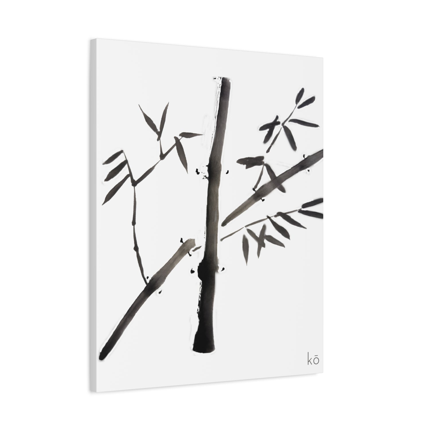 Bamboo and Twig on Canvas