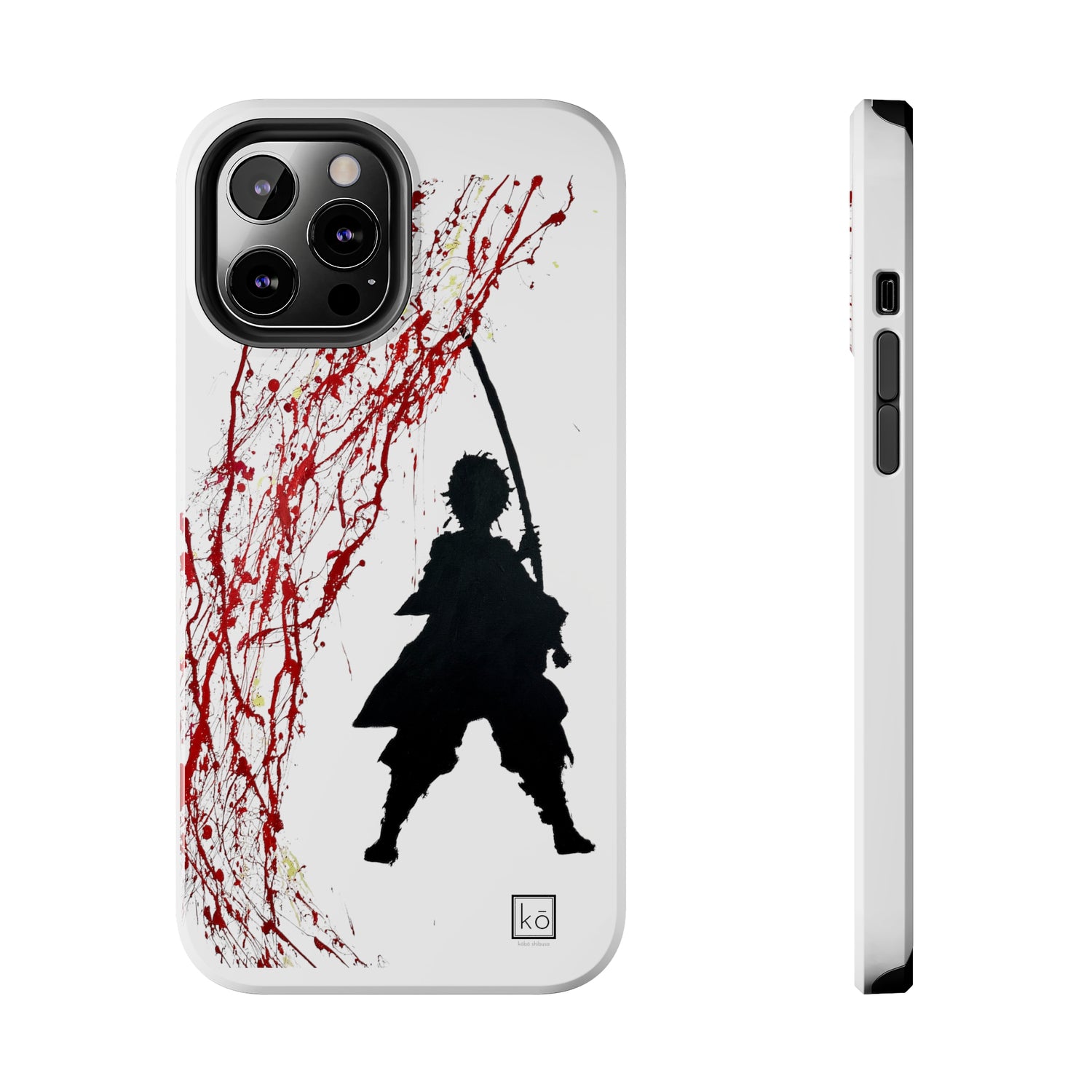 Demon Slayer Inspired Minimalist Art | Sun Breathing Style | Hinokami Kagura | Iphone Case