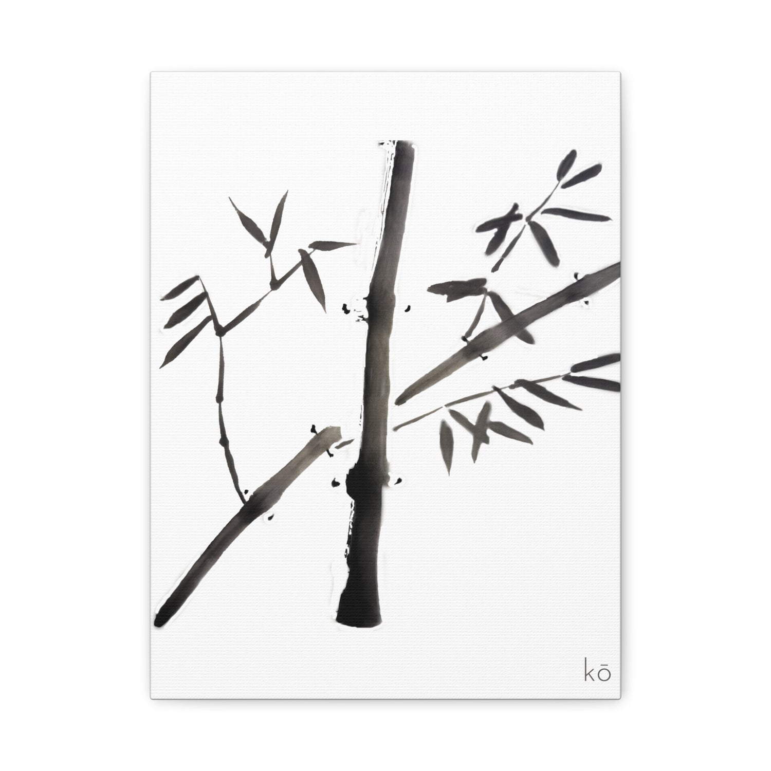 Bamboo and Twig on Canvas