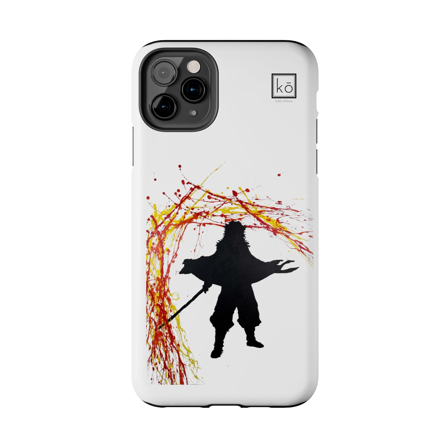 Demon Slayer Inspired Minimalist Art |Flame Breathing Style| Flame Hashira | Iphone Case