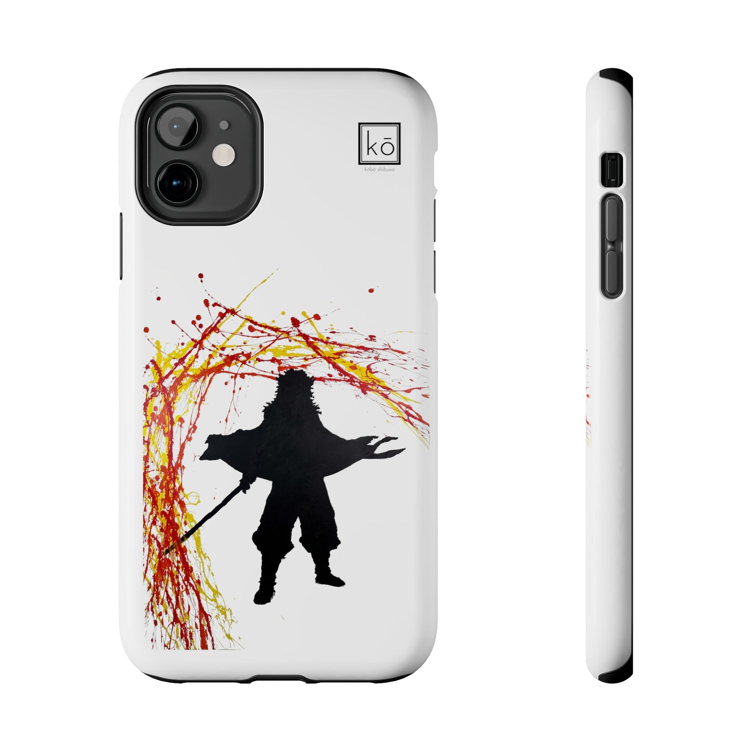 Demon Slayer Inspired Minimalist Art |Flame Breathing Style| Flame Hashira | Iphone Case