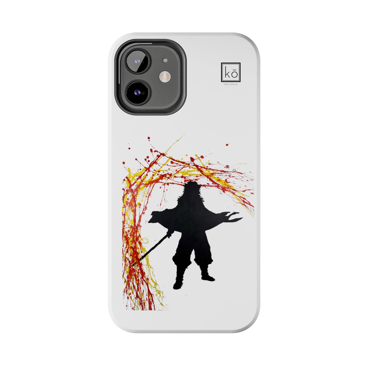 Demon Slayer Inspired Minimalist Art |Flame Breathing Style| Flame Hashira | Iphone Case