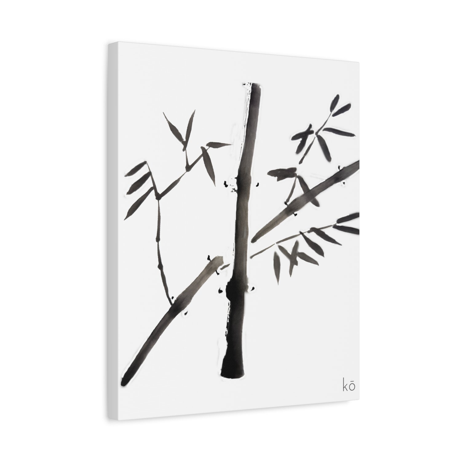 Bamboo and Twig on Canvas