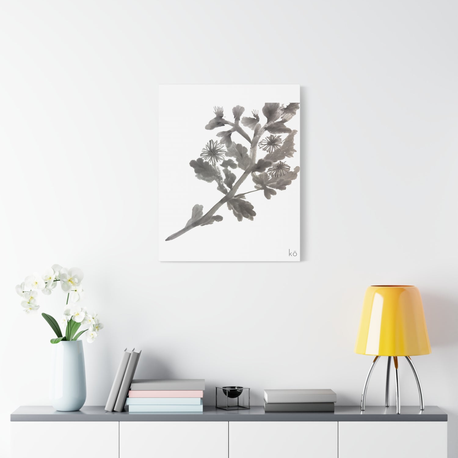 Chrysanthemum on Canvas